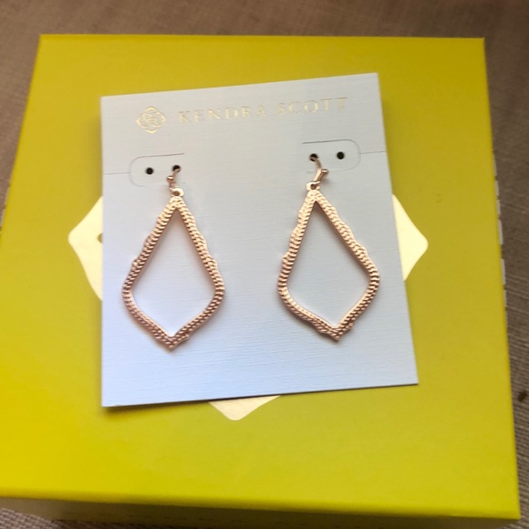 Kendra Scott Rose Gold Sofia Earrings - Picture 3 of 3